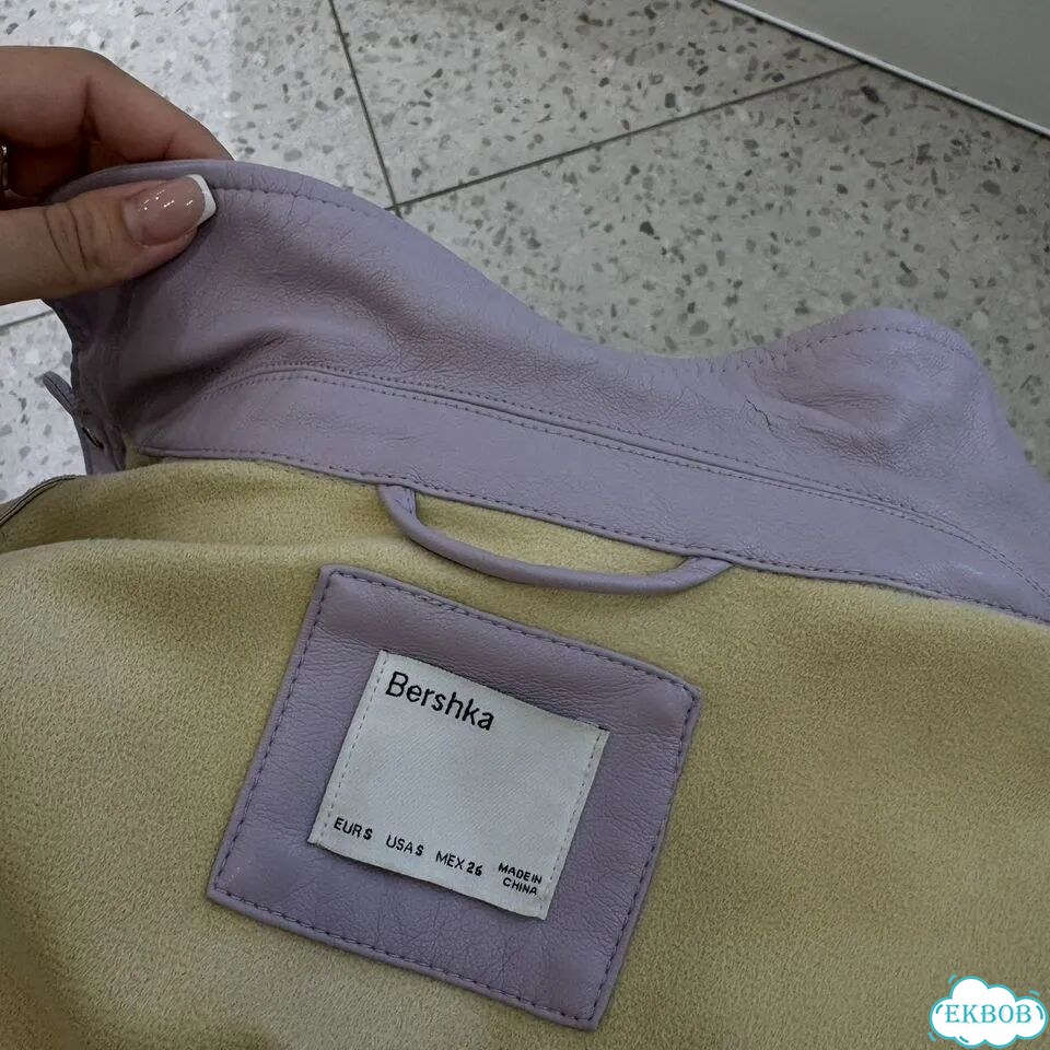 Кожаная рубашка bershka s фото 7