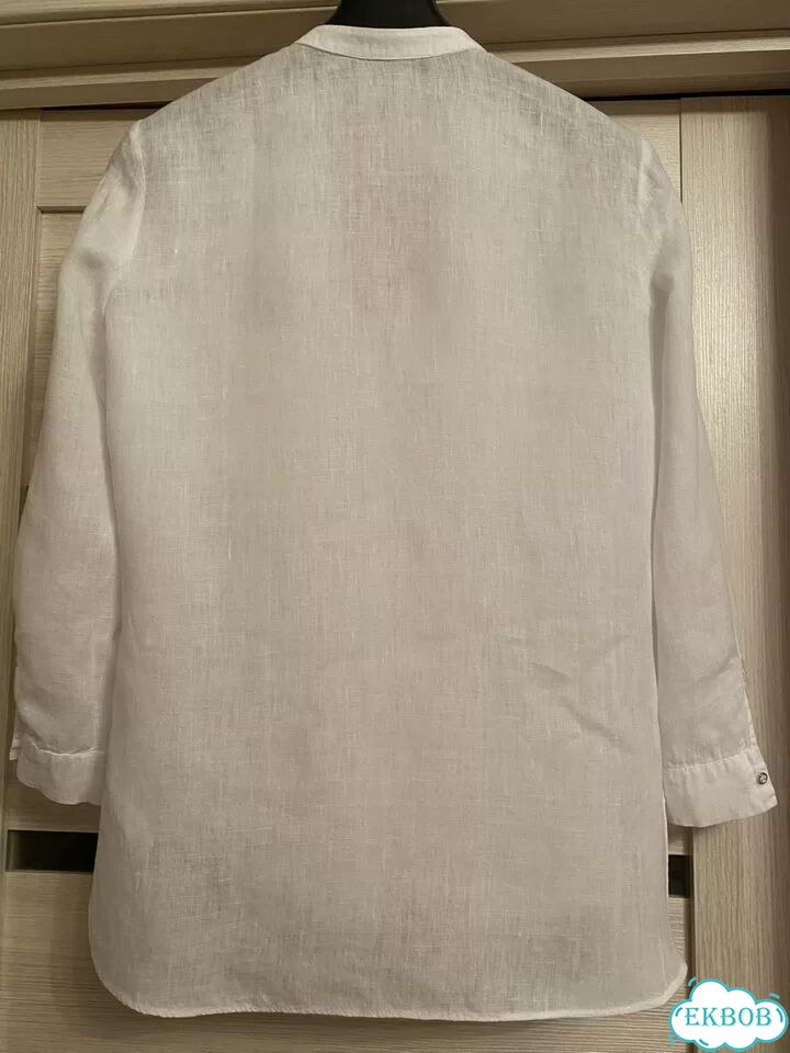 Рубашка льняная Zara xs фото 2