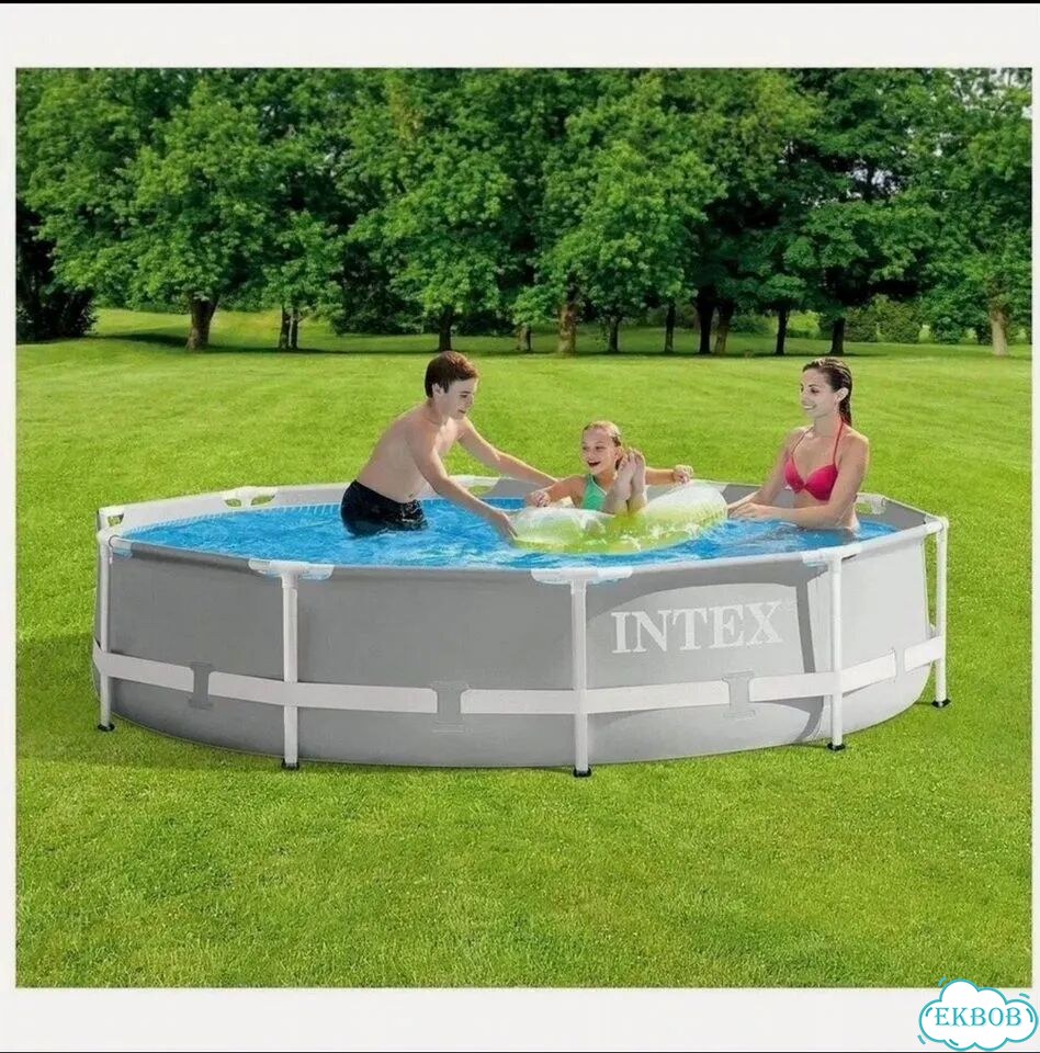 Intex 26702 Каркасный бассейн + фильтр, 305x76см фото 2