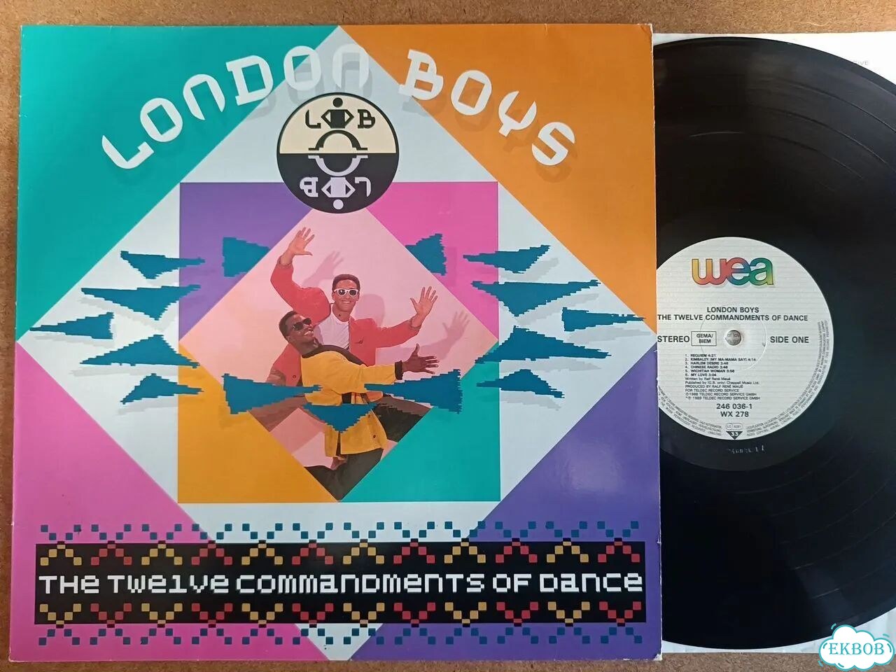 London Boys - The Twelve Commandments (LP) 1989 фото 1