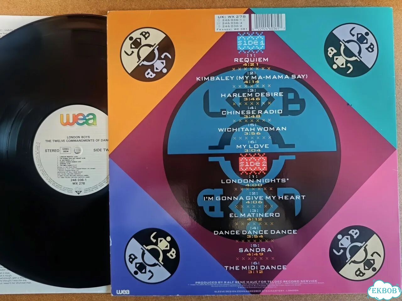London Boys - The Twelve Commandments (LP) 1989 фото 2