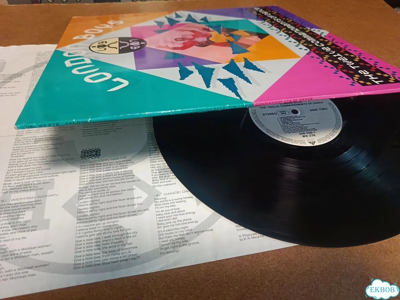 London Boys - The Twelve Commandments (LP) 1989 фото 3