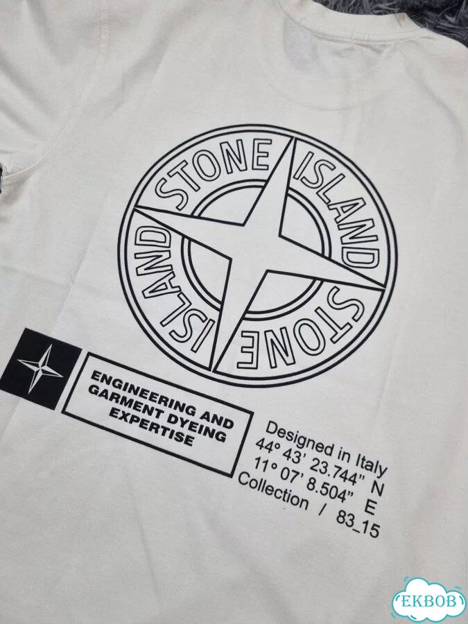 Мужской Костюм Stone Island (Футболка + Шорты) фото 10