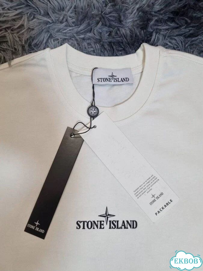 Мужской Костюм Stone Island (Футболка + Шорты) фото 8