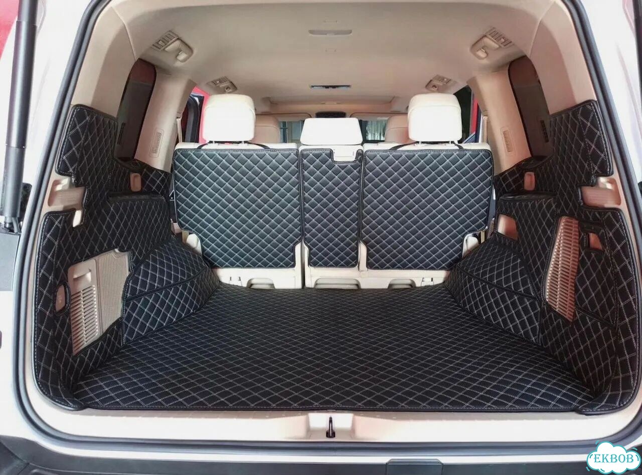 3Д коврики в багажник toyota land cruiser 300 фото 1