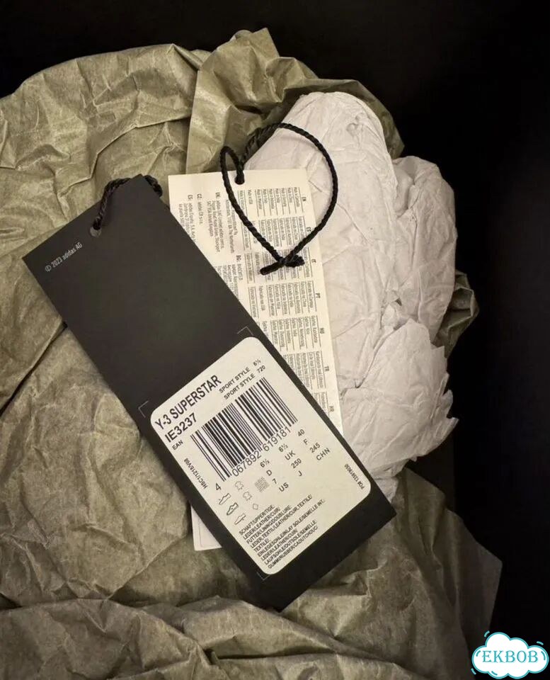 Кроссовки Y-3 Superstar Black / размер 40 EU фото 9