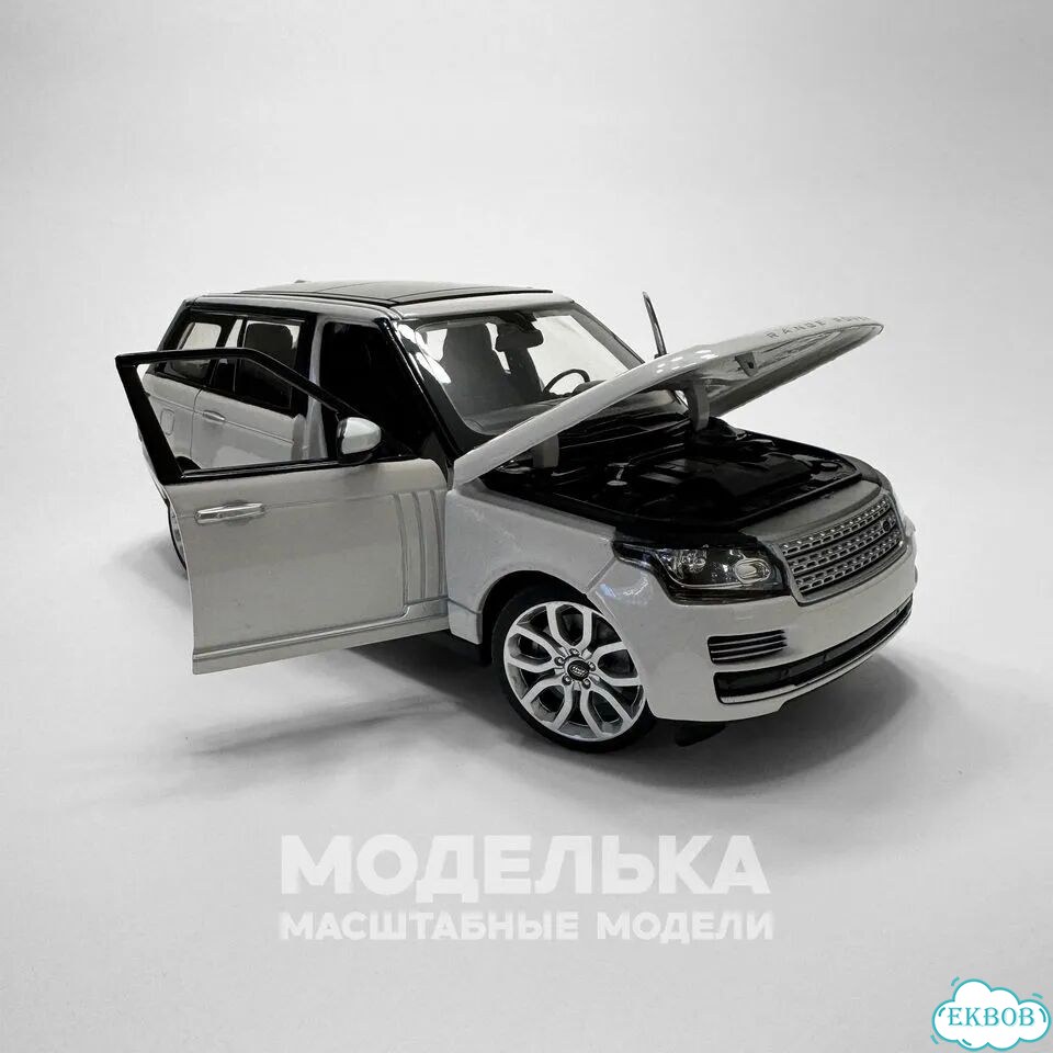 Модель Land Rover Range Rover IV 1:24 белый фото 2