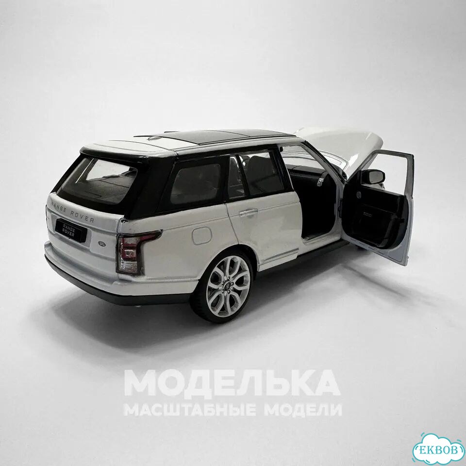 Модель Land Rover Range Rover IV 1:24 белый фото 3
