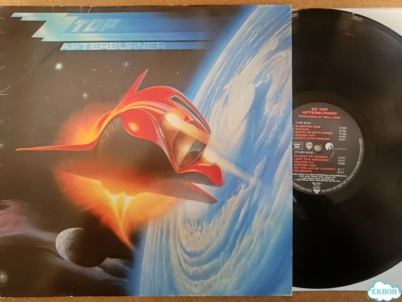ZZ Top - Afterburner (LP) 1985 Europe фото 1