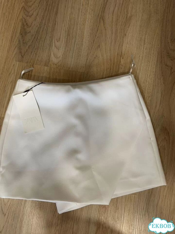 Юбка - шорты белая zara xs фото 2