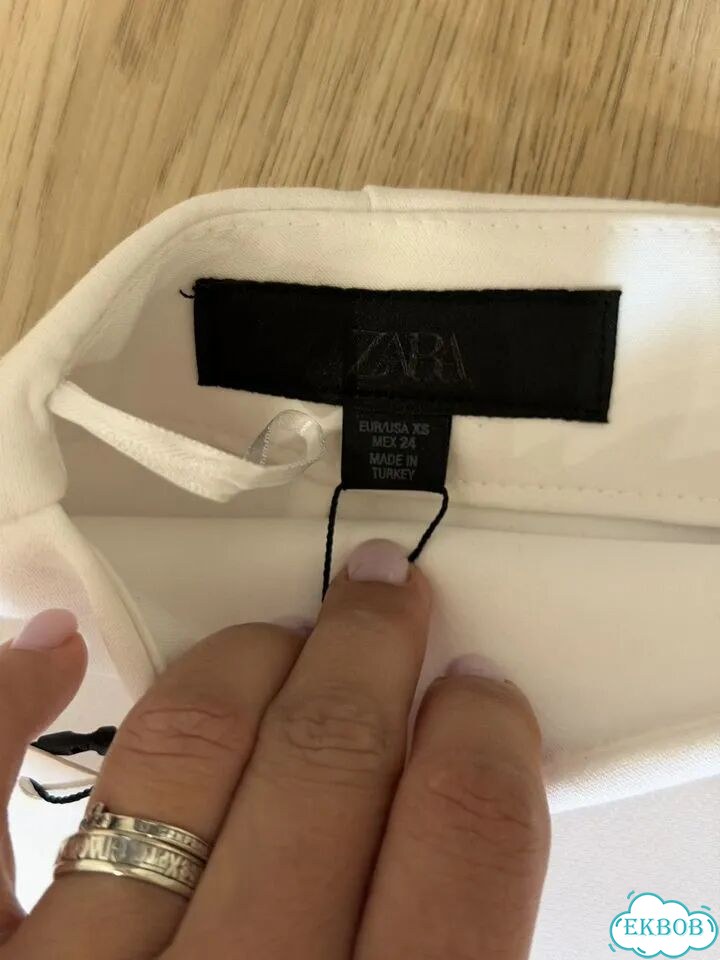 Юбка - шорты белая zara xs фото 3