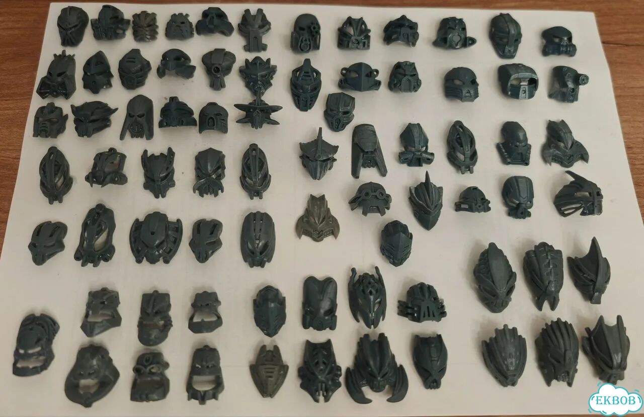 Lego Bionicle маски, 3D печать фото 2