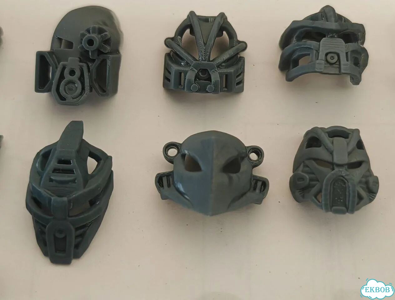 Lego Bionicle маски, 3D печать фото 1