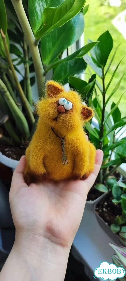 Кот Тихон. Вязаная игрушка фото 1