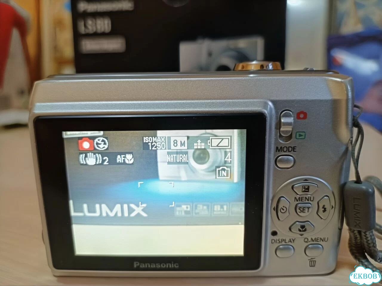 Цифровой фотоаппарат Panasonic Lumix DMC-LS80 фото 2