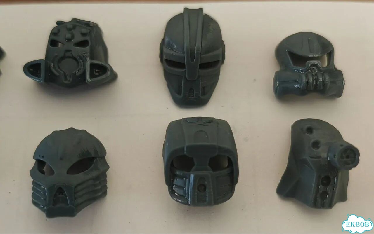 Lego Bionicle маски, 3D печать фото 1