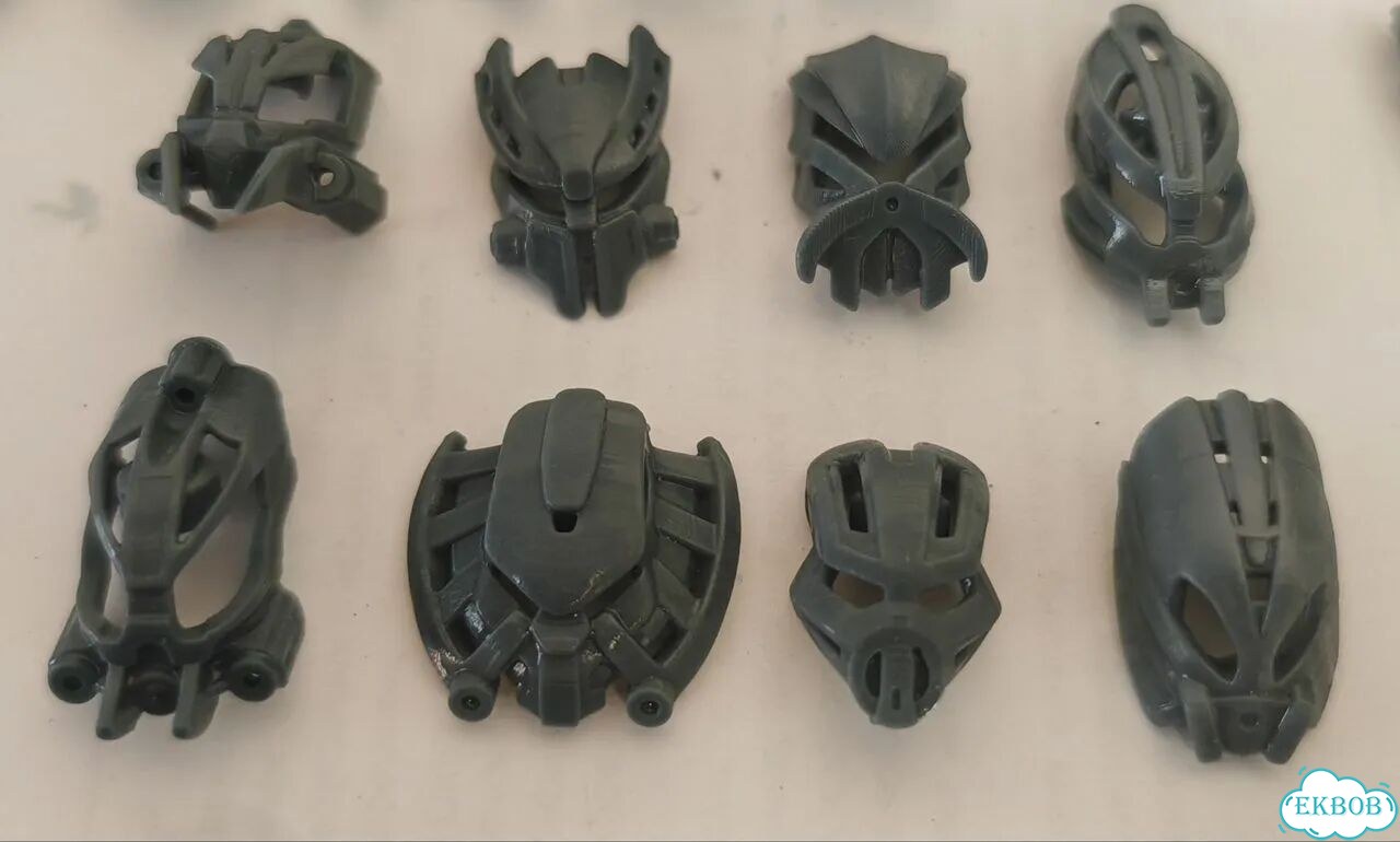 Lego Bionicle маски, 3D печать фото 1