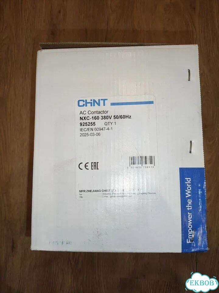 Контактор NXC-160 160А 380В 2но/2нз chint кти 5150 фото 1