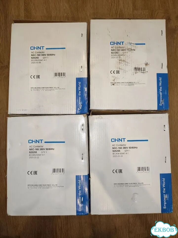 Контактор NXC-160 160А 380В 2но/2нз chint кти 5150 фото 2