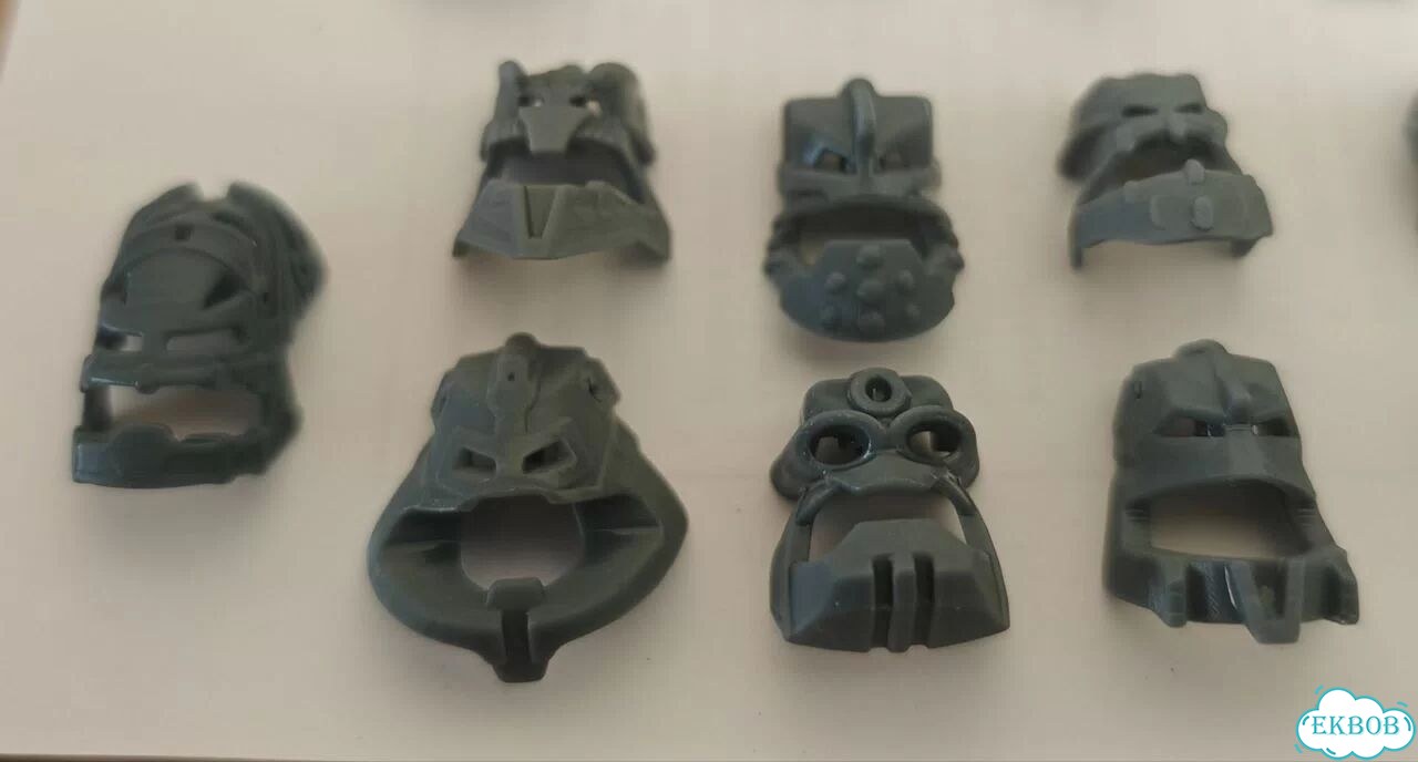 Lego Bionicle маски, 3D печать фото 1