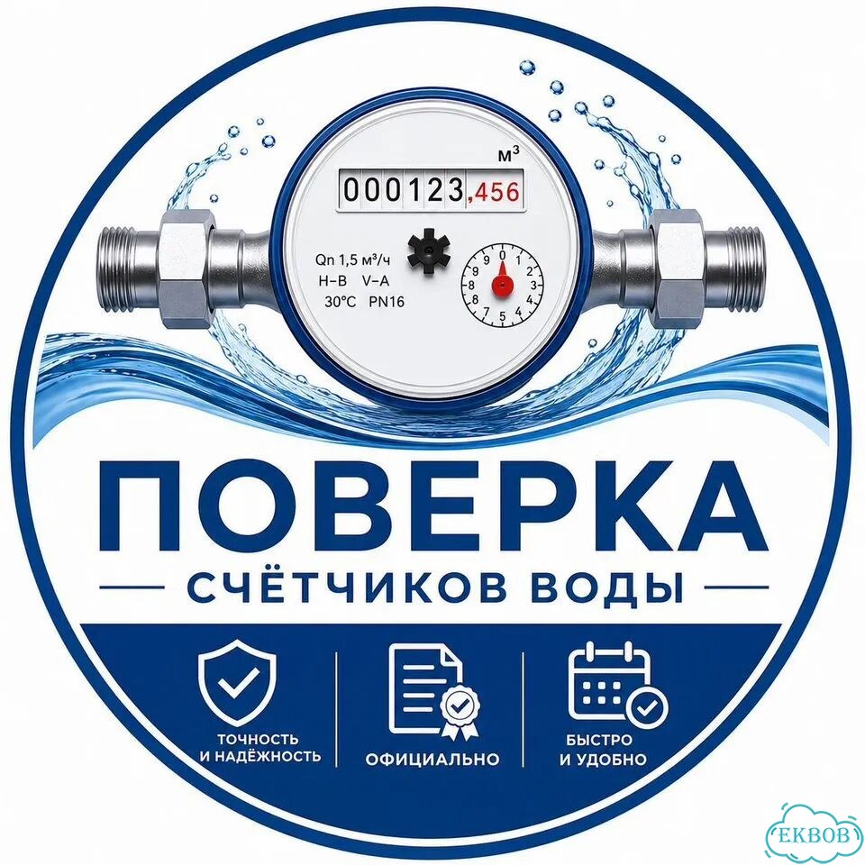 Поверка счётчиков воды без снятия фото 1