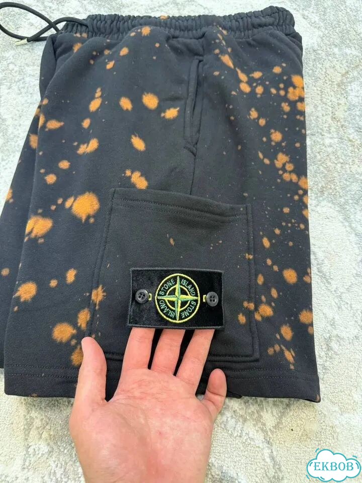 Шорты stone island off dye 10 фото 2