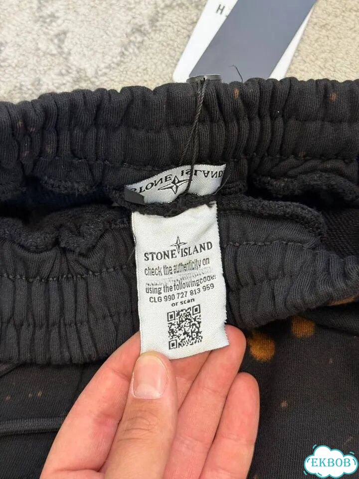 Шорты stone island off dye 10 фото 6