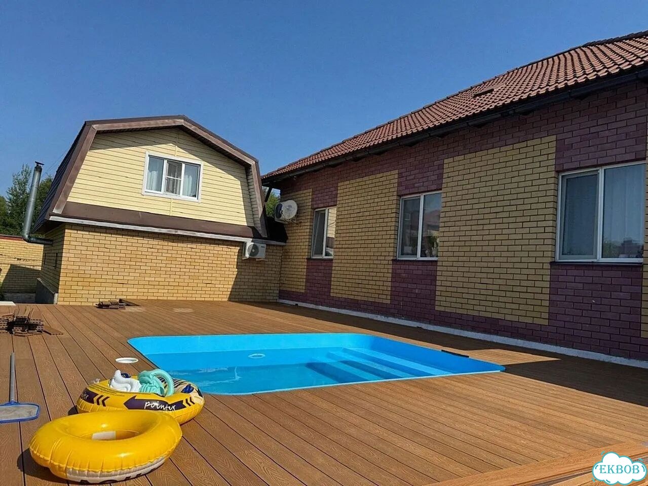 Бассейн 4*3 h-1,5м со ступенями от производителя фото 2