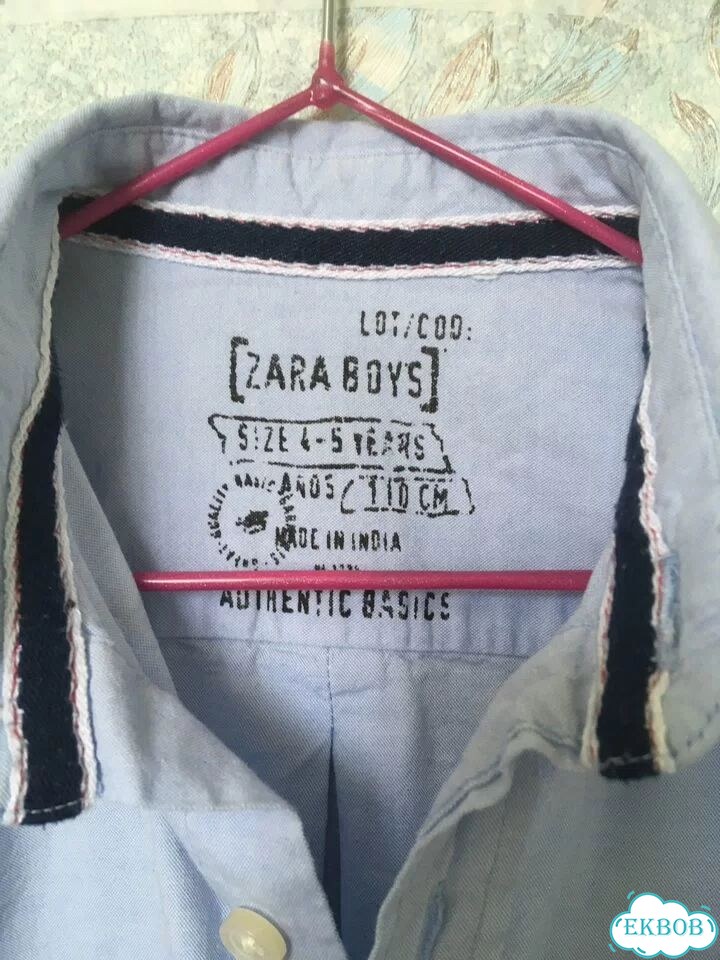 Рубашка на мальчика Zara boys 110 фото 2