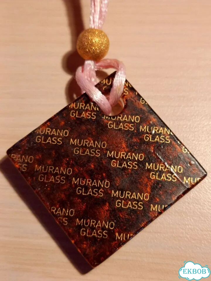 Кулон+серёжки Murano glass Муранское стекло Италия фото 6