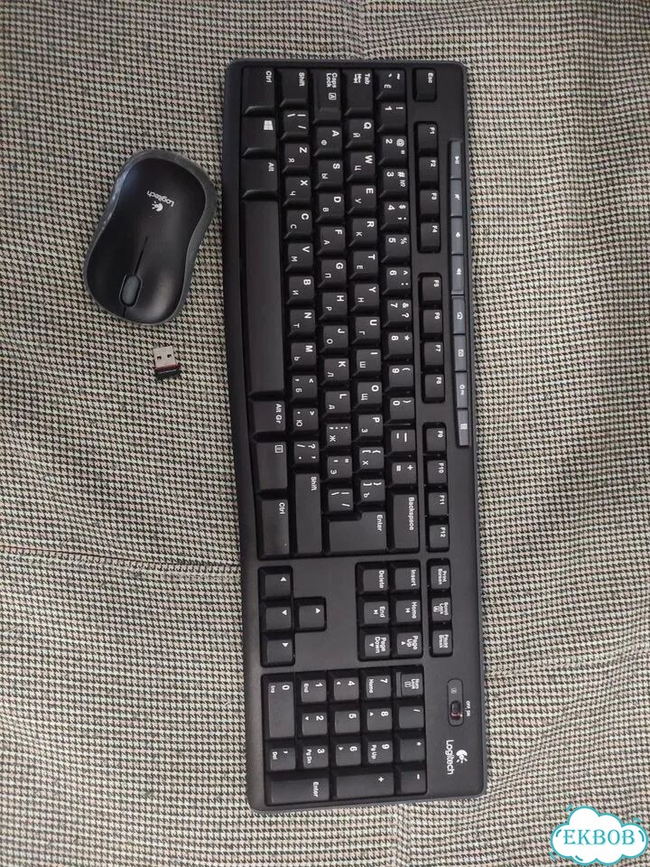 Logitech mk270 комплект клавиатура и мышь фото 1