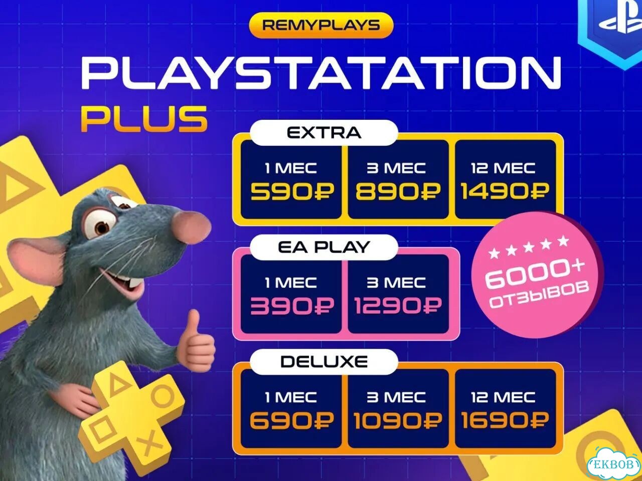 Подписка Ps Plus Deluxe (все тарифы в наличии) фото 1