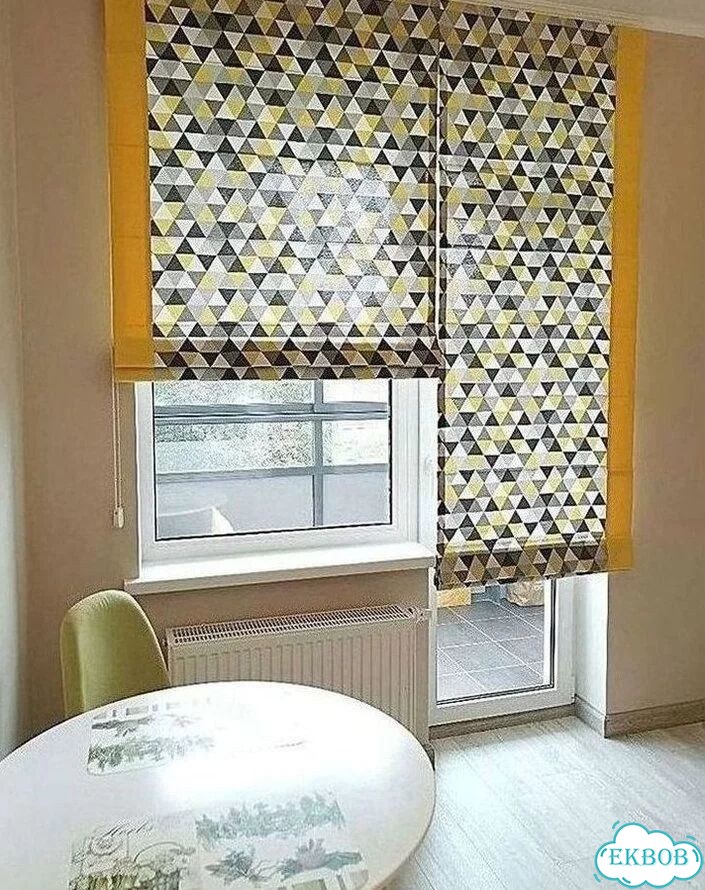 Римские шторы на окна фото 5