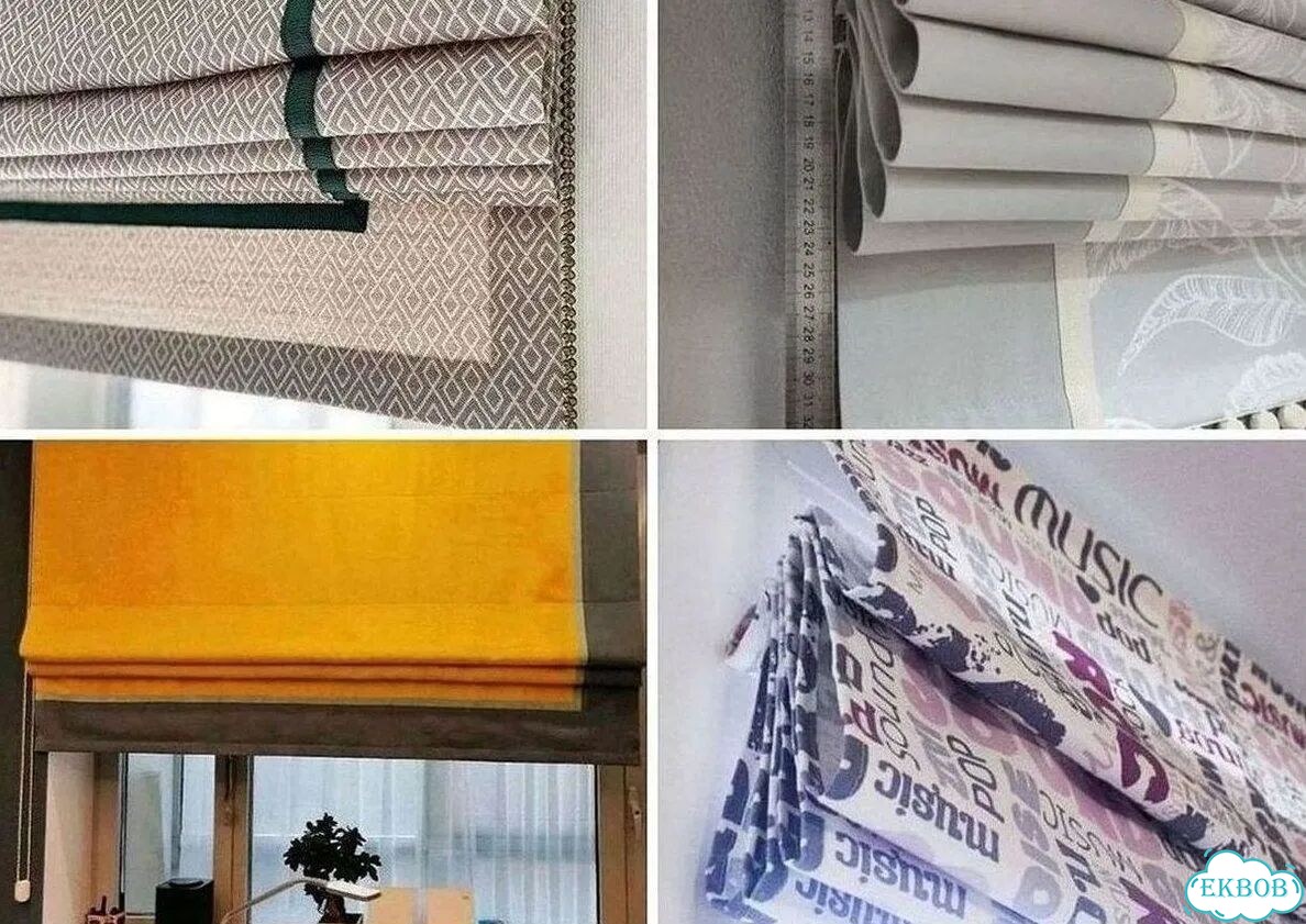 Римские шторы на окна фото 7