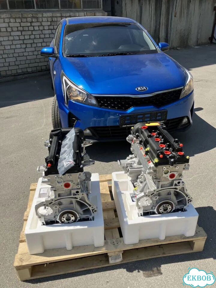 Новый Двигатель на Hyundai Solaris Kia Rio 1.6 1.4 фото 11