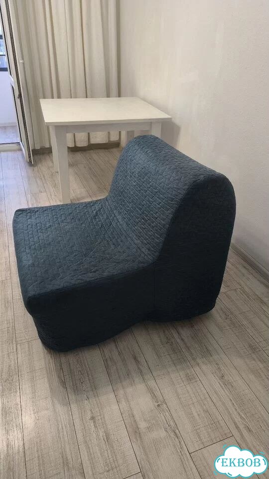 Кресло-кровать lycksele LÖVS IKEA, синий фото 1