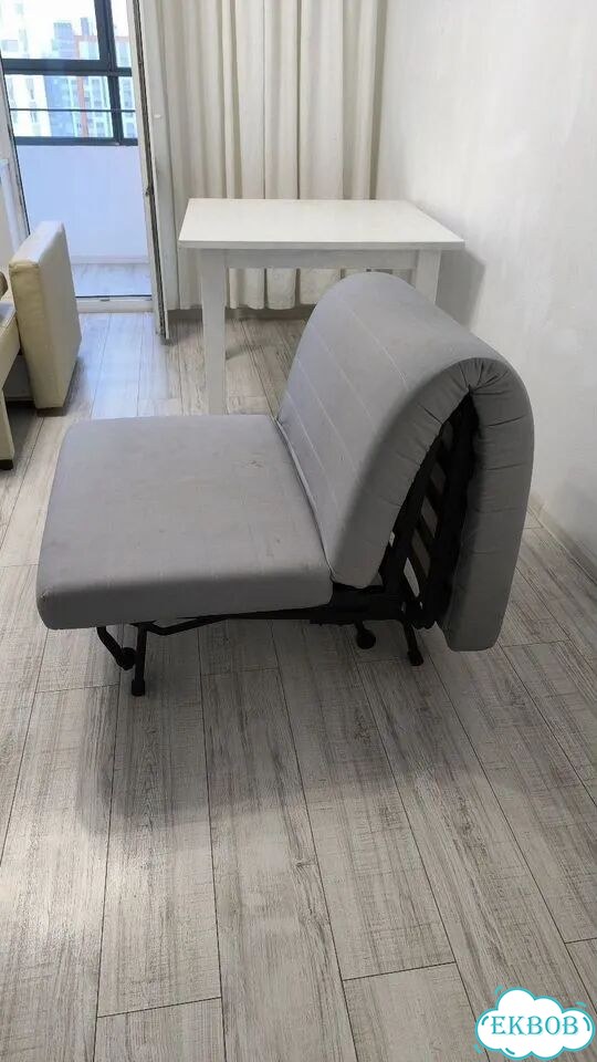 Кресло-кровать lycksele LÖVS IKEA, синий фото 3
