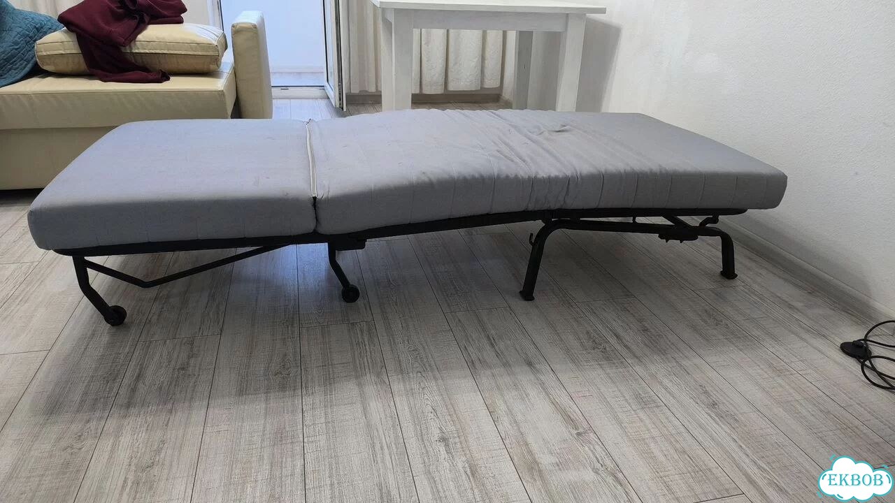 Кресло-кровать lycksele LÖVS IKEA, синий фото 5