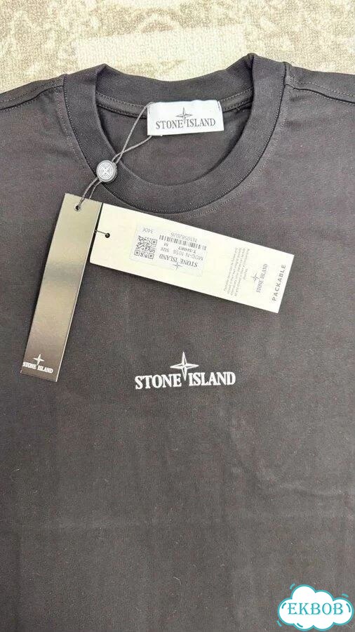 Мужской Костюм Stone Island (Футболка + Шорты) фото 2