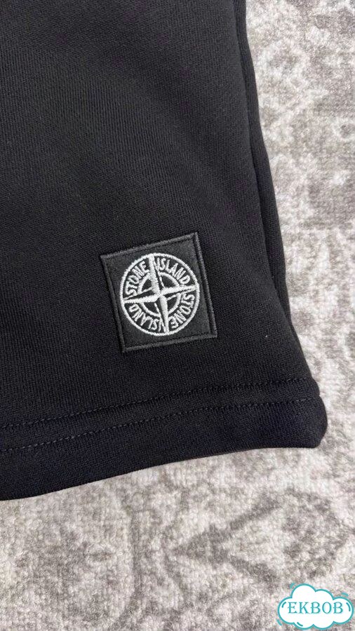 Мужской Костюм Stone Island (Футболка + Шорты) фото 3