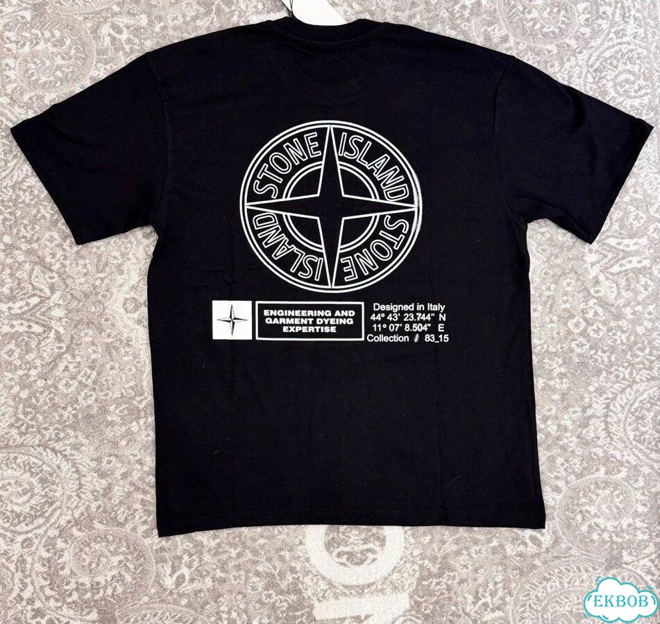 Мужской Костюм Stone Island (Футболка + Шорты) фото 5