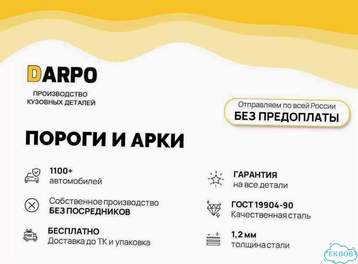 Порог кузовной левый для Honda Stepwgn 1996-2001 (RF) и другие фото 6