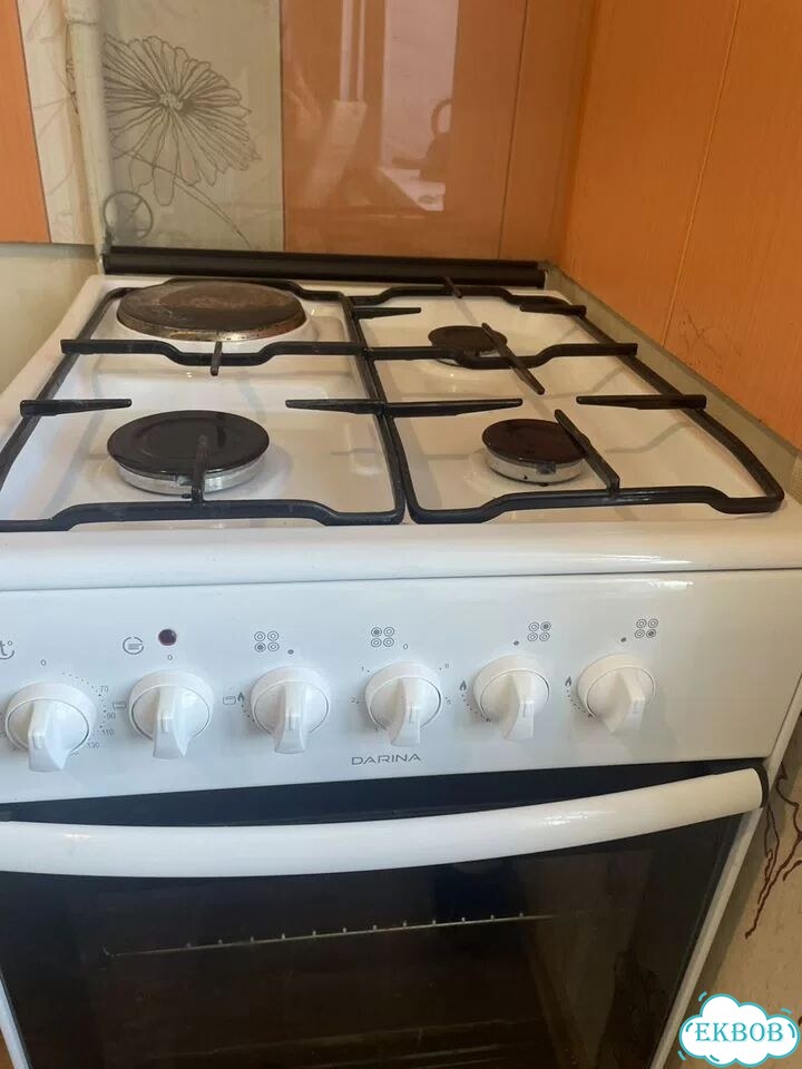 Газовая плита с электрической комфоркой и духофкой фото 1