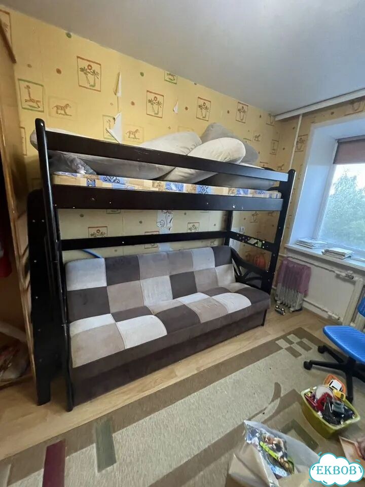 Кровать двухъярусная 100×190 фото 3