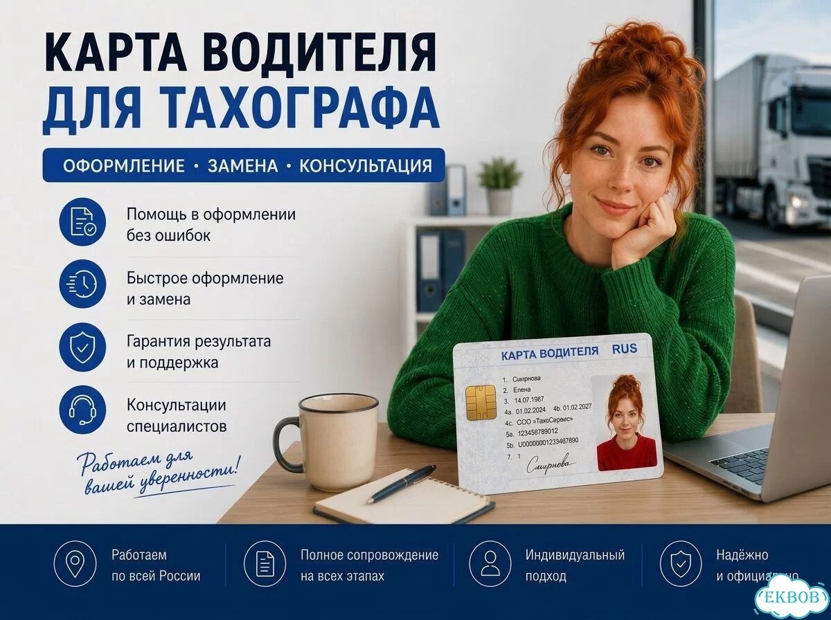 Карта водителя для тахографа скзи естр фото 1