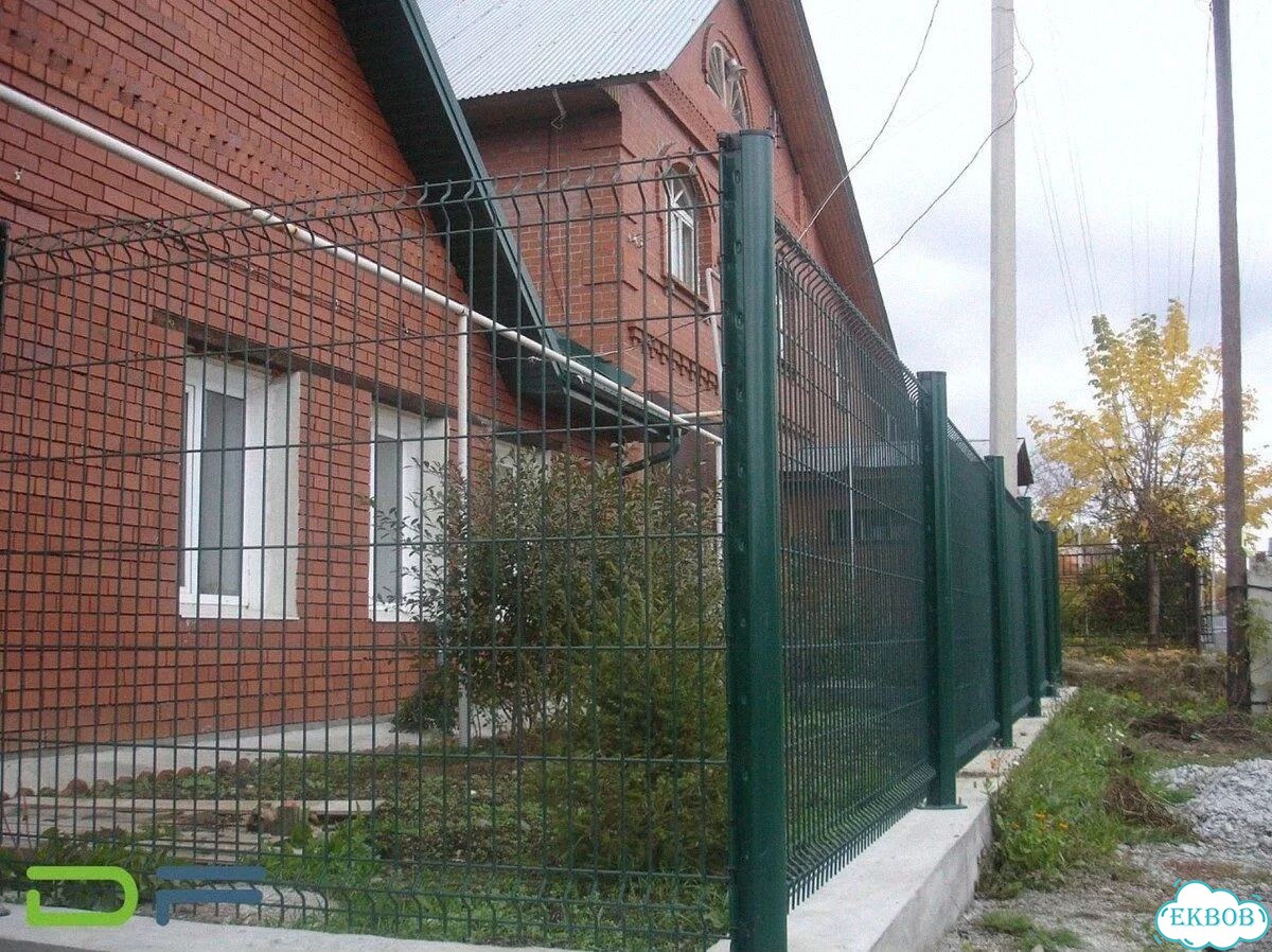 Забор 3D, сетка 3Д фото 8