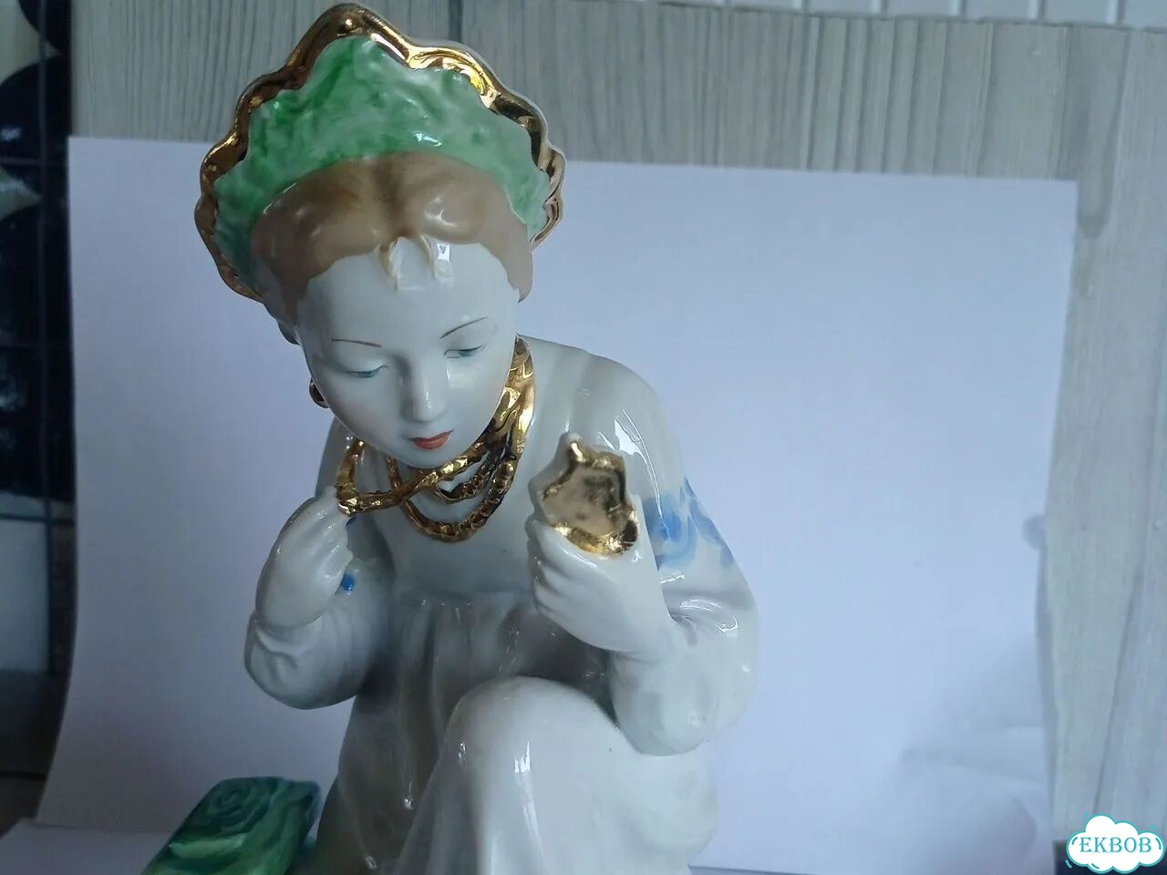 Статуэтка, малахитовая шкатулка, тятино подаренье фото 1