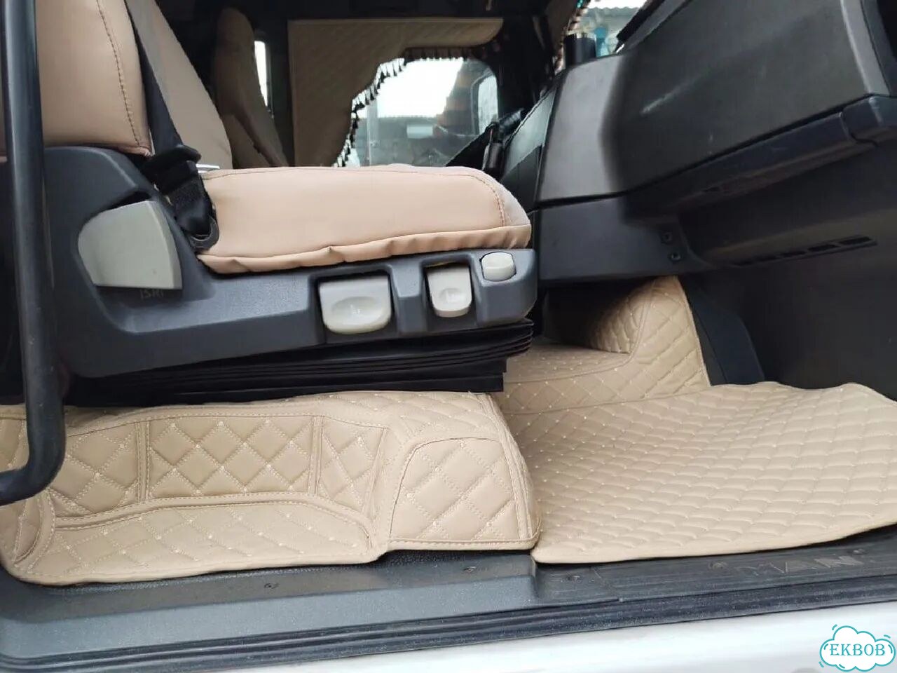 3Д коврики из экокожи man tgx фото 3