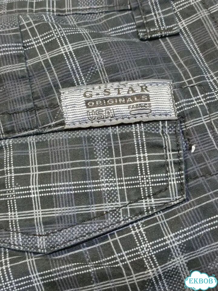 Шорты карго клетчатые g star raw japan lgb фото 3