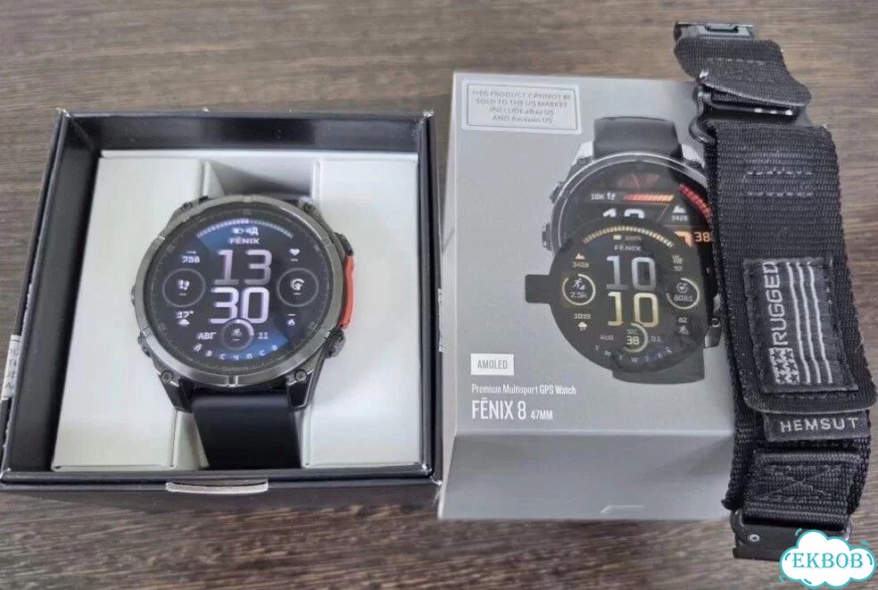 Часы Fenix 7 на 47мм черного цвета фото 5